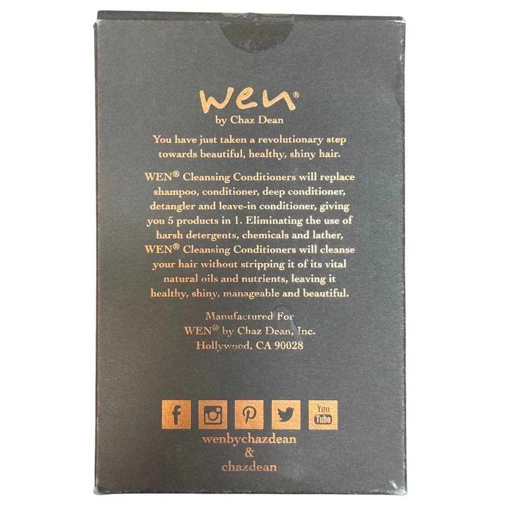 Vintage 2015 WEN Winter Vanilla Mint Cleansing Conditioner SEALED - Picture 3 of 10